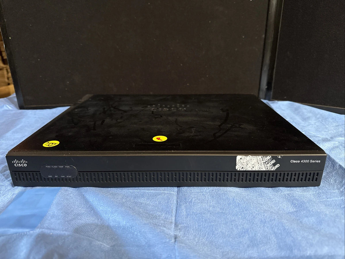 Cisco ISR 4321 4300 Series Integrated Service Router W/Ears P/N: ISR4321