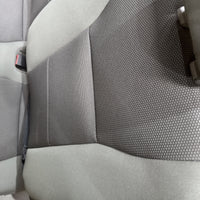 22' F350 Crew Cab Gray Cloth Rear Back Backseat Bench Seat Assembly Headrests OE