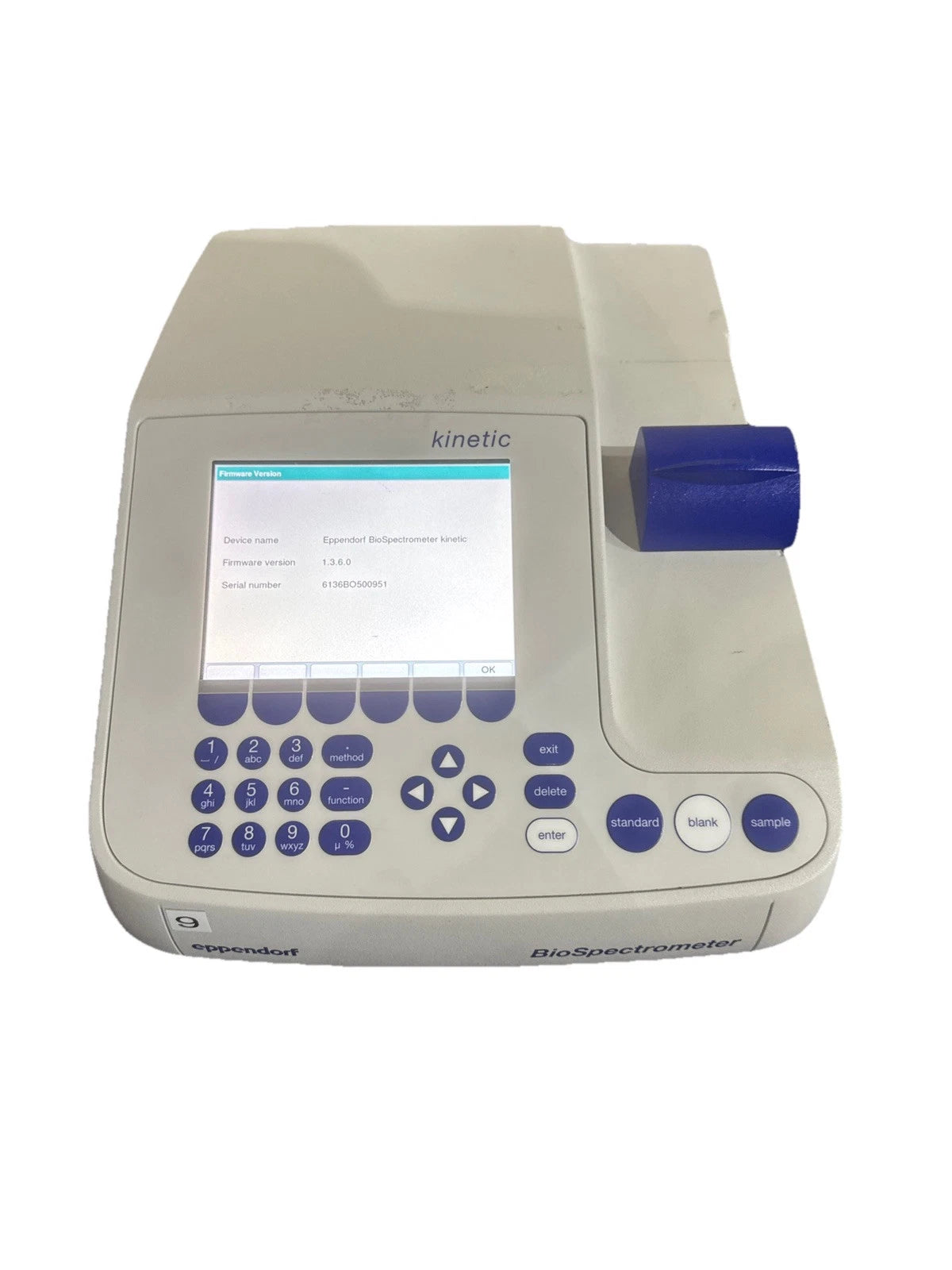 Eppendorf biospectrometer Kinetic 6136 UV/Vis spectrophotometer