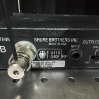 2x SHURE SC4-CP, SC4-CL Receiver No Power Cords