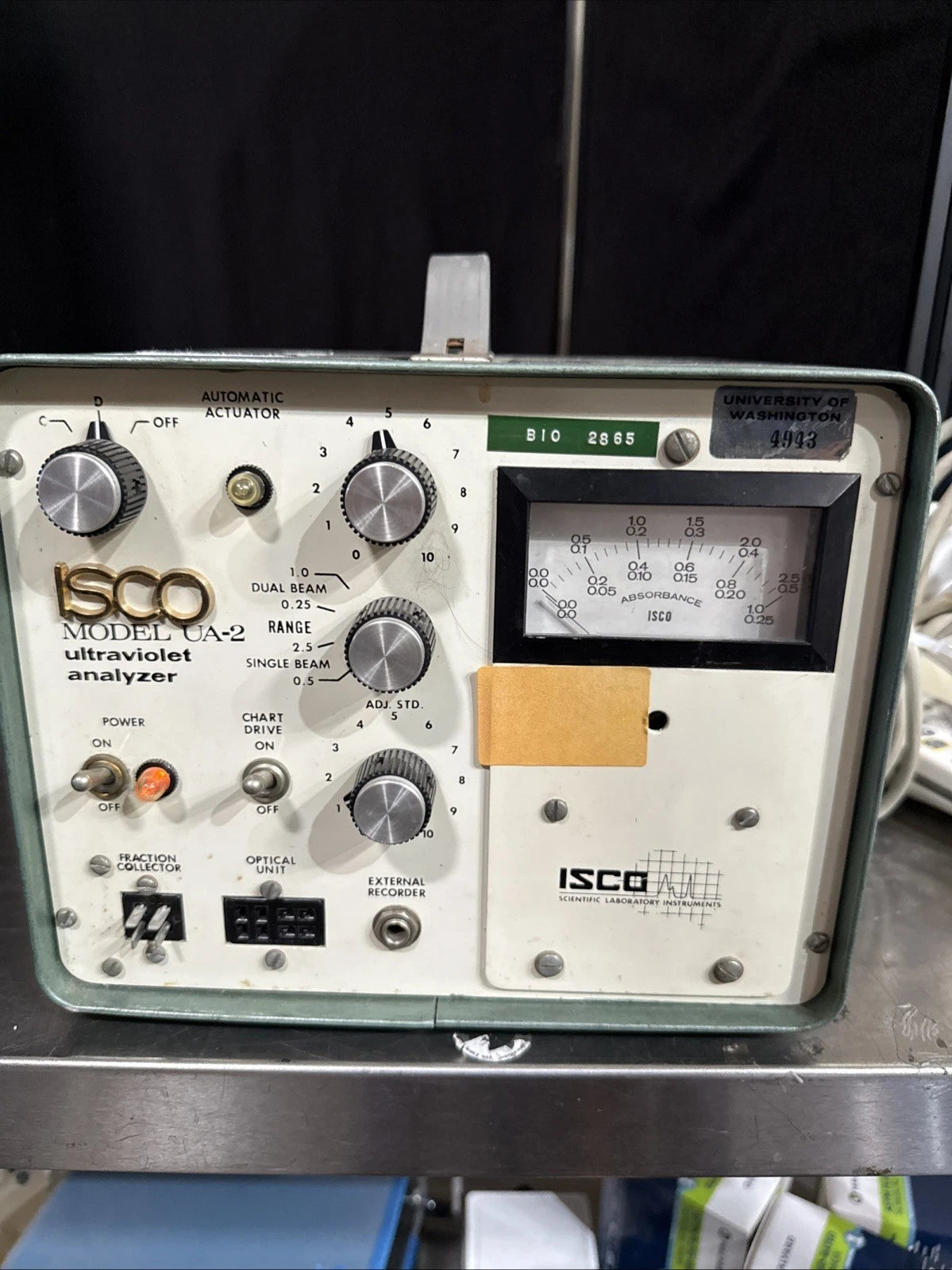 Ultraviolet Analyzer by ISCO UA-2