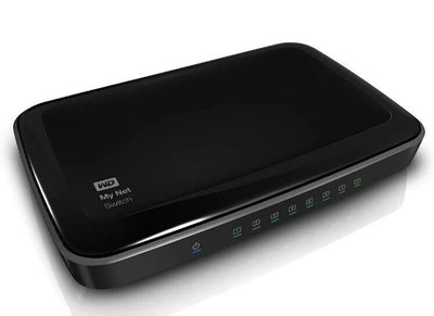 WD My Net Switch - 8 Port Gigabit Ethernet Network Switch - HD Media Switch
