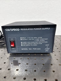 PSR-4/24 - CSI/Speco 4A AMP 24V VOLTS Regulated Power Supply