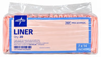 Medline MSC323950C Liner 7” x 14” Pink 20/Bag Lot of 11 Bags 220 Total