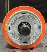 Möller Motorized Conveyor Roller 24VDC Power Roller Orange Polyurethane 17in