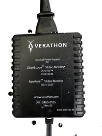 Verathon GlideScope Video Monitor 0570-0338 Powers On w/ Power Supply