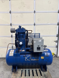 Quincy QR-350 Two Stage 18 HP Reciprocating Air Compressor