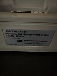 Life Technologies Gibco BRL Horizon 11-14 Horizontal Gel Electrophoresis System