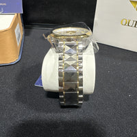 Oupinke WhiteSkeleton Tourbillon Luminous Formal Automatic Mechanical Wristwatch