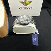 OUPINKE Dragon Skeleton Mens Wrist Watches Luxury Dress Automatic Self Winding