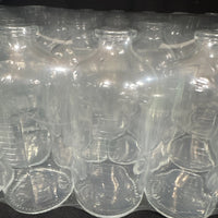 100ml Molded Clear Glass Serum Vials 20mm Crimp Top (56 round bottles)