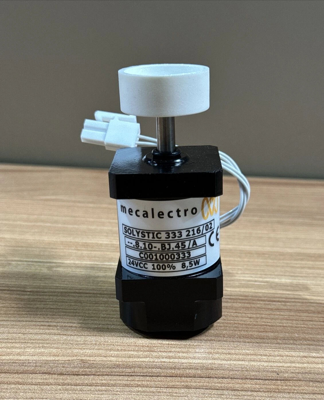 Mecalectro, SOLYSTIC 333 216/02, SOLENOID, --.8.10-.BJ.45/A, C001000333, 24VCC