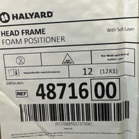 Halyard Head Frame Foam Positioner w/ Soft Layer Case of 12 REF 4871600