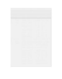 MediChoice ZB13184 Recloseable Zip Bags 13" x 18" 4 Mil Clear Case of 500