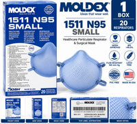 Moldex 1511 N95 Healthcare & Respirator Small - Box of 20