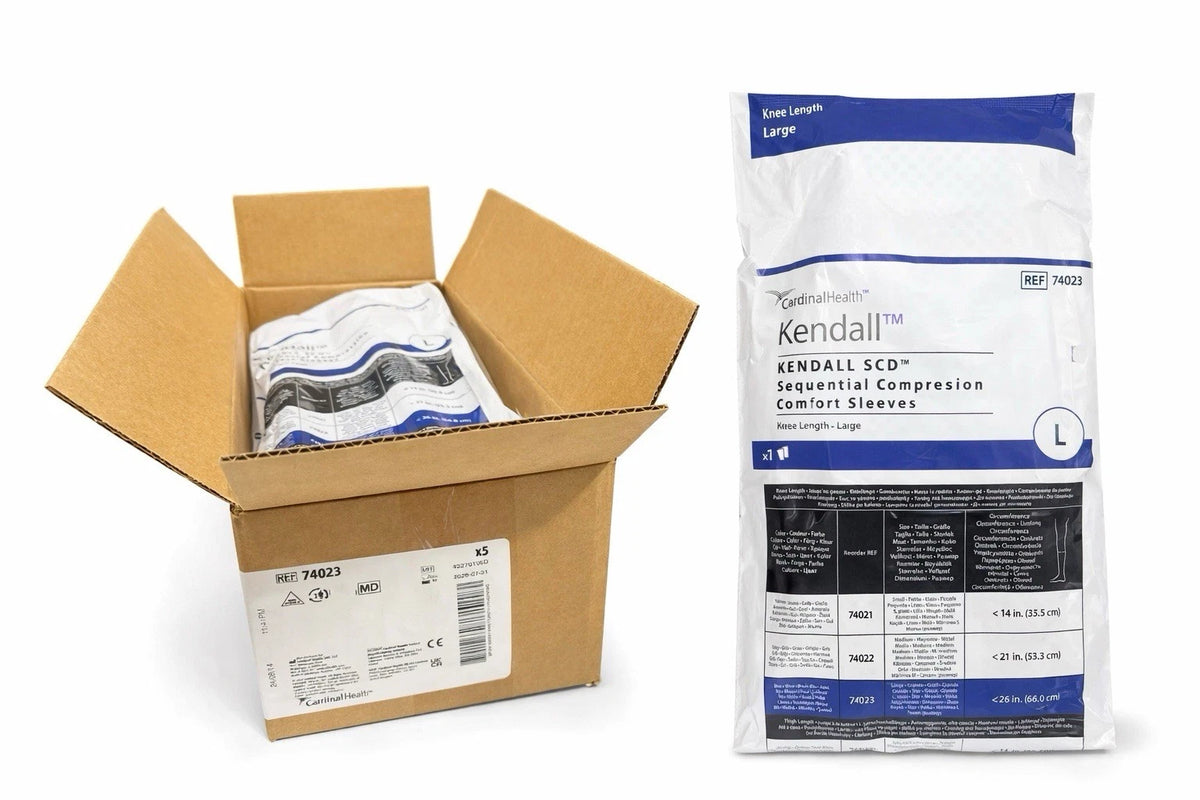 Cardinal Health Kendall SCD Sequential Large Comfort Sleeves REF 74023 x5