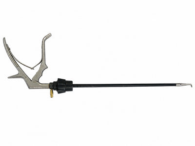 5mm x 28cm Hook Grasping Forceps Stainless Steel Ringless Handle
