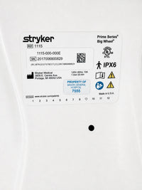 Stryker 1115 Prime Series Big Wheel Powered Stretcher w/ Scale Mattress 120V