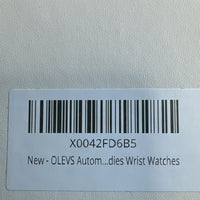 OLEVS Woman's Ceramics Band Zircon Case Day Auto Wrist Watches Red Dial