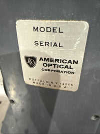 American Optical 1810 Inverted Microscope 4x, 10x, 6.5x W/ Light Source