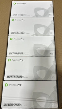PremierPro 6340 Single Head Aluminum Stethoscope Yellow Case of 25