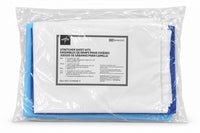 Medline NON37250 Stretcher Sheet Kit 3-Piece Blue White Case of 24 New