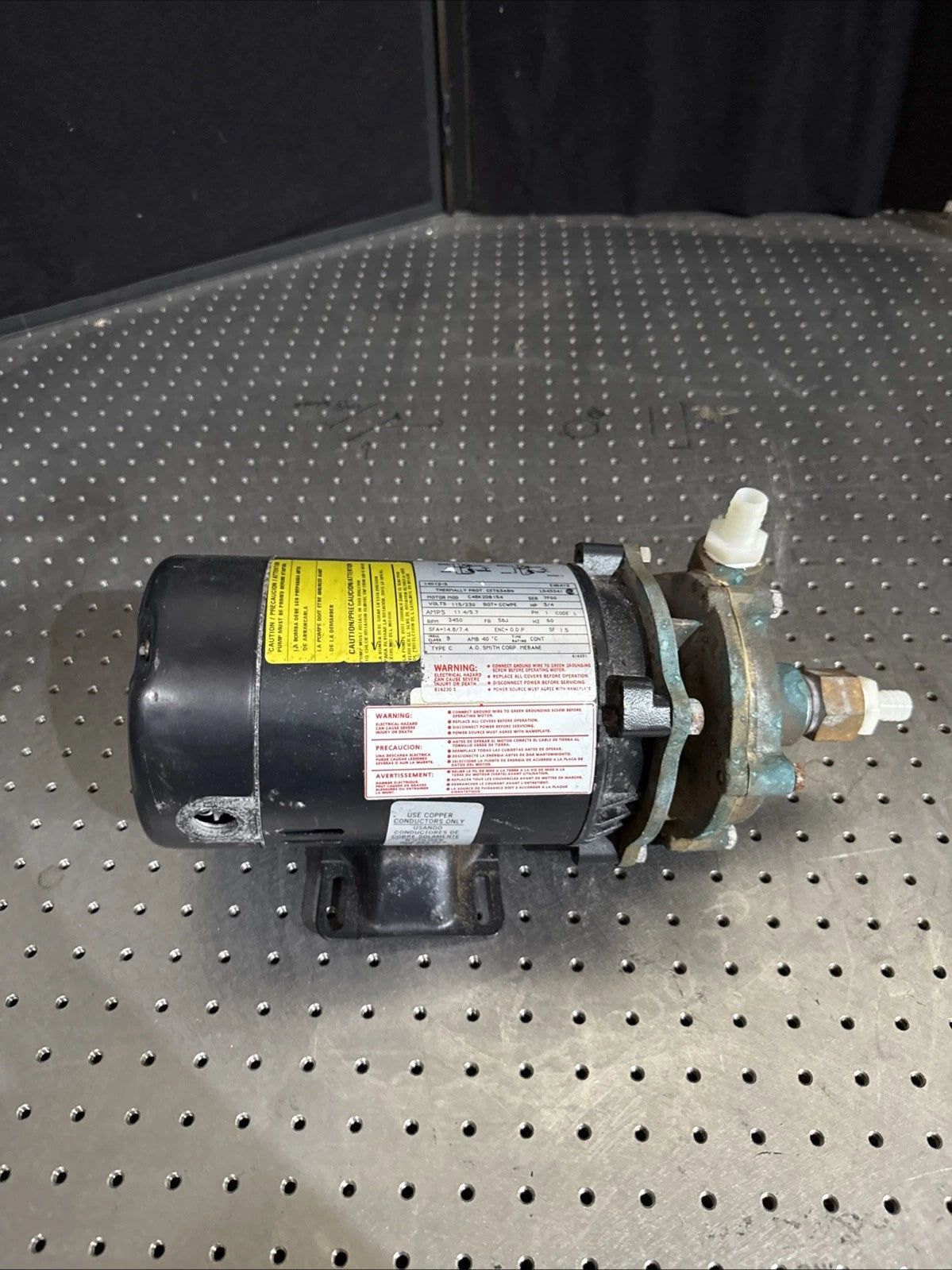 Sherwood 201J Motor Mounted Bronze Centrifugal Pump , 3/4HP , 3450 RPM