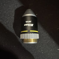 Nikon E 10, 0.25, 160/- Microscope Objective Lens, Made in Japan