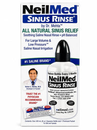 Lot of 4 NeilMed Sinus Rinse 240mL Squeeze Bottle Kits + Saline Exp 01/2028