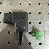 Schurter Angled IEC C13 Female Cable Mount Rewireable Kettle Plug. 4785.0000