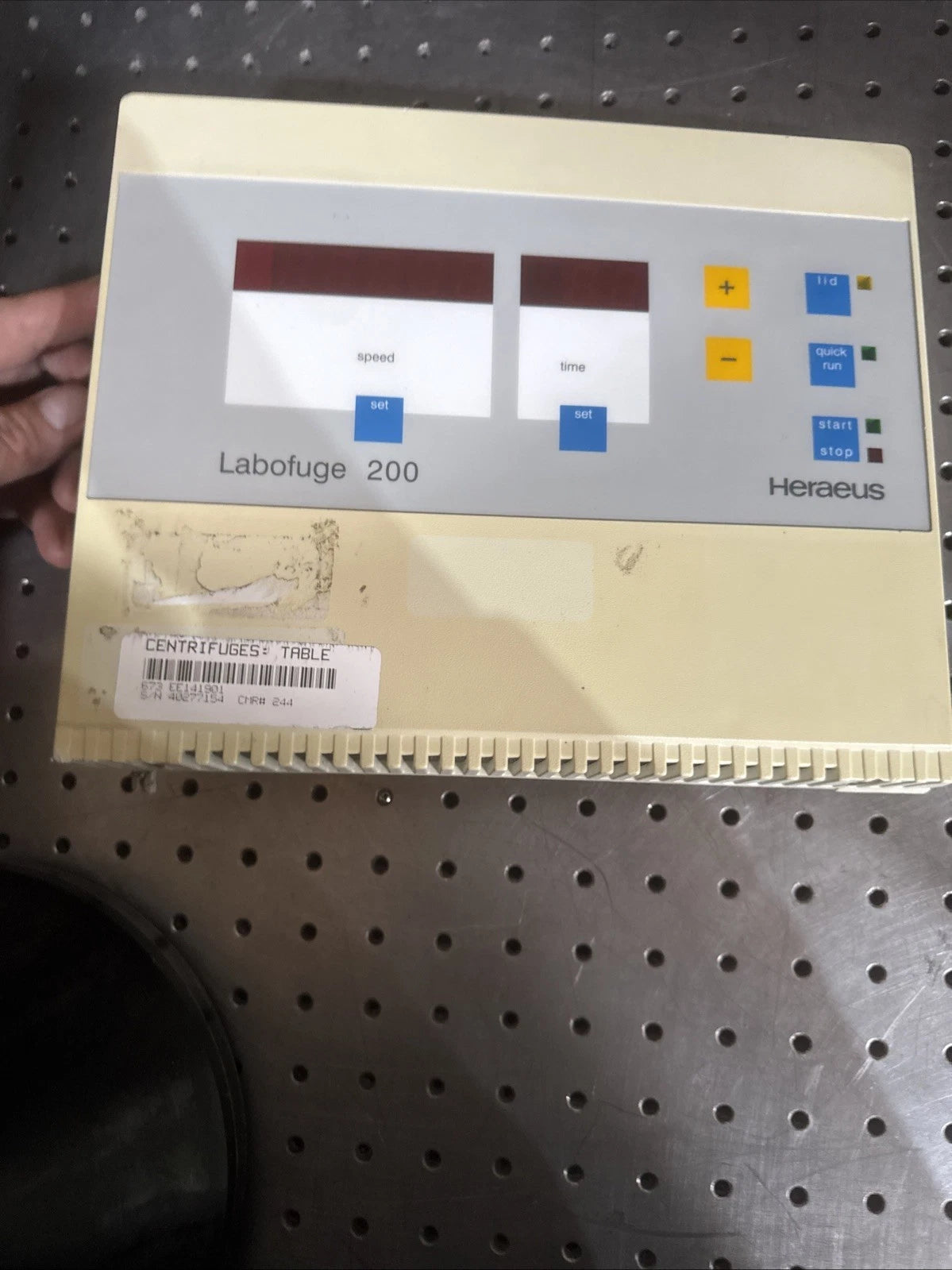 Thermocentrifugeuse Labofuge 200 Replacement Front Panel