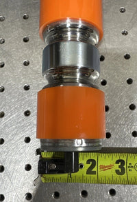 Möller Motorized Conveyor Roller 24VDC Power Roller Orange Polyurethane 16in