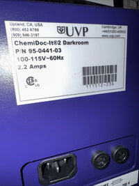 UVP ChemiDoc-It 2 810 Imager LMS-26 Transilluminator 97-0654-01 w/Darkroom