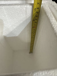 insulated Styrofoam shipping cooler foam container 10x 5 x 5 Inside measure