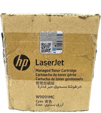 Genuine HP W9091MC Cyan Managed LaserJet Toner E45028 E47528 Sealed w/ Hologram