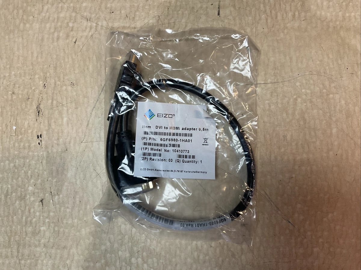 EIZO DVI TO HDMI ADAPTER 0,5m PN 6GF6980-1HA01 Model 10410773