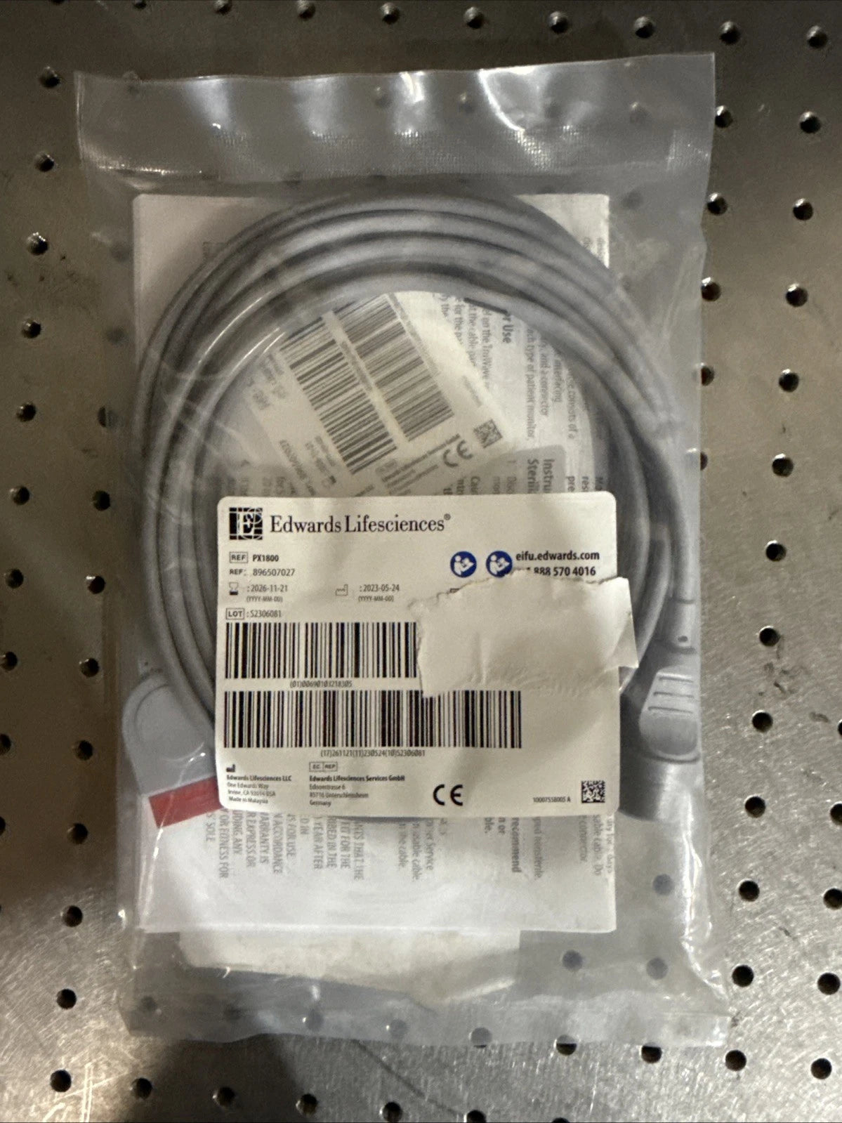 EDWARDS LIFESCIENCES Truwave Reusable Medical Cable PX1800 896507027