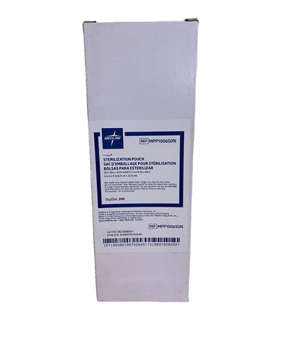 Medline Tyvek Sterilization Pouches MPP100650N. 3” x 9”. 200 Per Box