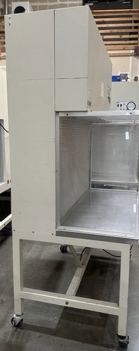NuAire NU-201-430 4ft Horizontal Laminar Flow Clean Bench Stainless HEPA Stand
