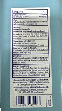BODE Sterillium Comfort Gel 1000mL 33.8oz Hand Sanitizer 85% Ethyl Exp 07/2027