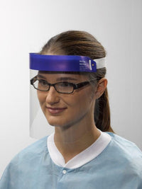 Halyard 41204 Long Full Length Face Shield Clear Anti-Fog Case of 40