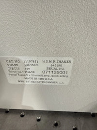 ILLUMINA 945190 HEAVY DUTY MICROPLATE SHAKER ~ HENRY TROEMNER