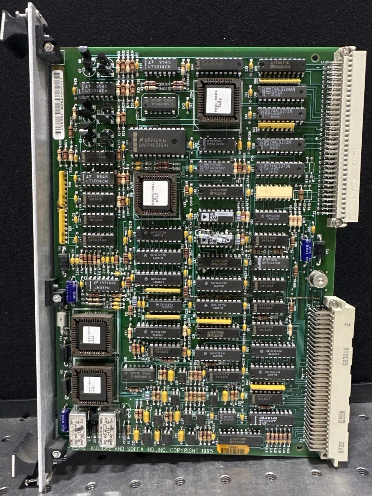 Kulicke & Soffa K&S 8001-4062 I/O Board PCB 8060 Wire Bonder 08001-4062-001-02