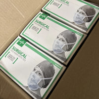 Medline 3-Ply Surgical Face Mask with Ties - 300 Count Case - (NON27377)