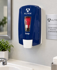 ALTRA Wall Mount Lotion Dispenser Kit + 750 mL Hand Lotion Refill Fragrance Free