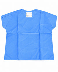 Halyard 69701 Scrub Shirt Medium Blue Disposable Case of 48