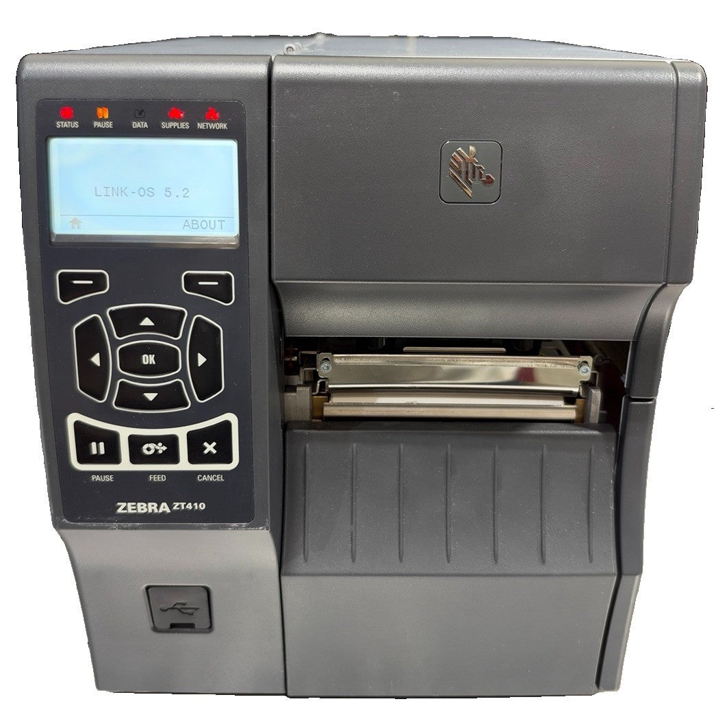 Zebra ZT41042-T010000Z Industrial Thermal Barcode Label Printer ZT410