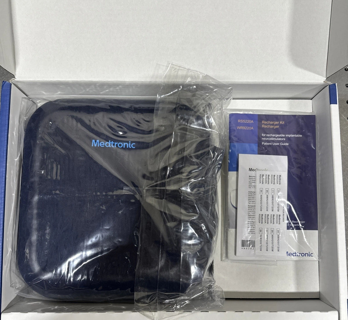 Medtronic RS5220A Recharger Kit NPP200720N NEW Open Box Exp 9/24/2025