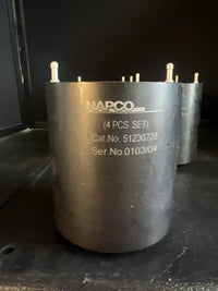 Lot of 4 NAPCO 51230228 Centrifuge Swing Bucket Tube Adapters 4 x 15mL
