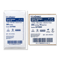 MediChoice GZ74502 USP Type VII 4x4 12-Ply Non-Sterile Gauze Case 2000